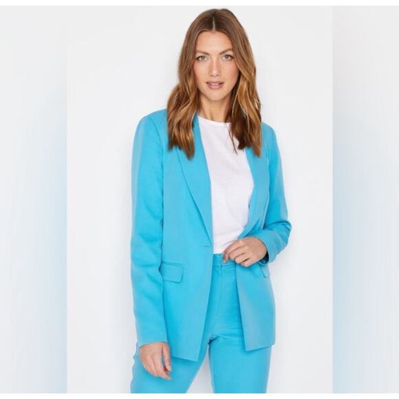 long tall sally Jackets & Blazers - LTS Long Tall Sally NWT Structured Blue Blazer